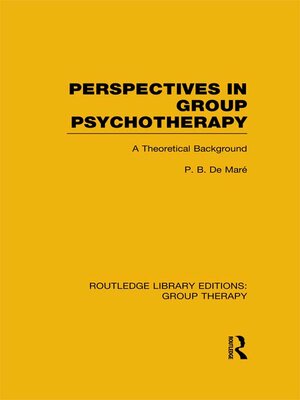 cover image of Perspectives in Group Psychotherapy (RLE